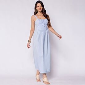 Vestido Midi Feminino Corselet Boby Blues