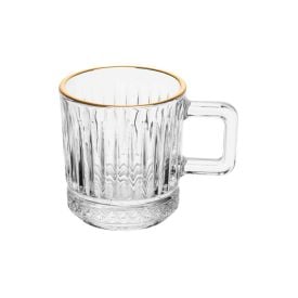 Xícara de Café Deli Diamond com Filete Dourado 90Ml Lyor