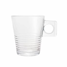 Xícara para Chá de Vidro Lima Lyor 200Ml - Transparente
