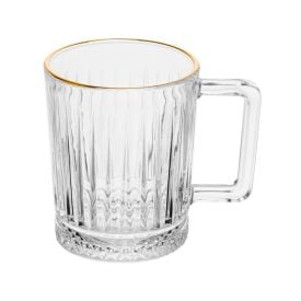 Xícara de Chá Deli Diamond 200Ml Lyor - FILETE DOURADO