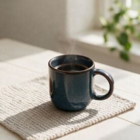 Xícara para Café de Cerâmica Maeve 120Ml Hauskraft - Azul