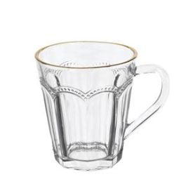 Xícara Para Chá Belle Epoque Fio Dourado 180Ml Lyor