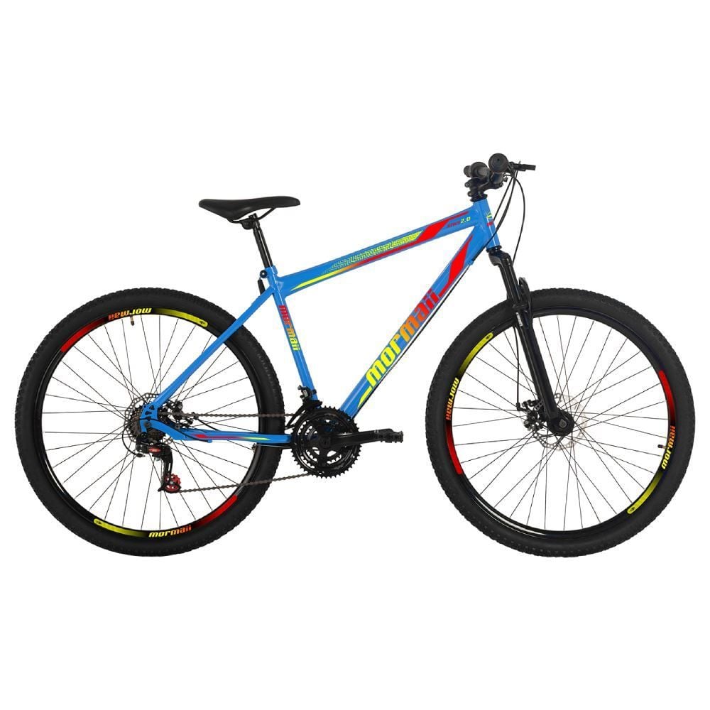 Bicicleta Mormaii Jaws Disc M Aro 29 Susp. Dianteira 21 Marchas - Azul