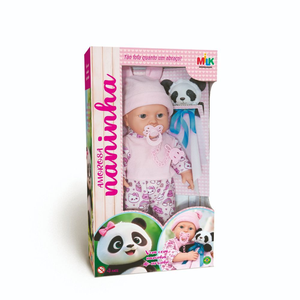 Boneca Amorosa Naninha Milk Brinquedos