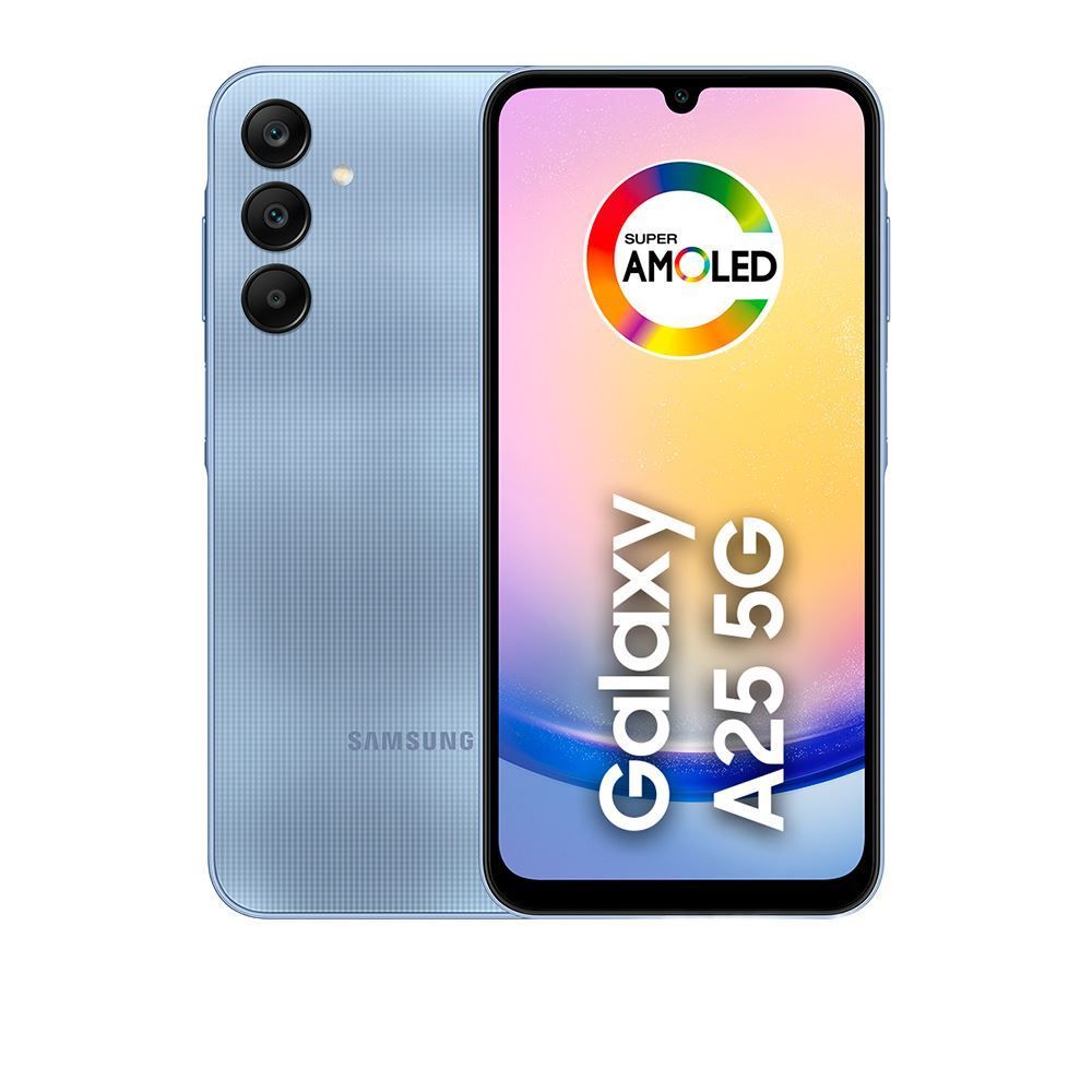 Samsung Galaxy A25 5G 64GB Blue 本体 Celular Smartphone Galaxy A25 5G Octacore 8Gb Ram 256Gb - Azul