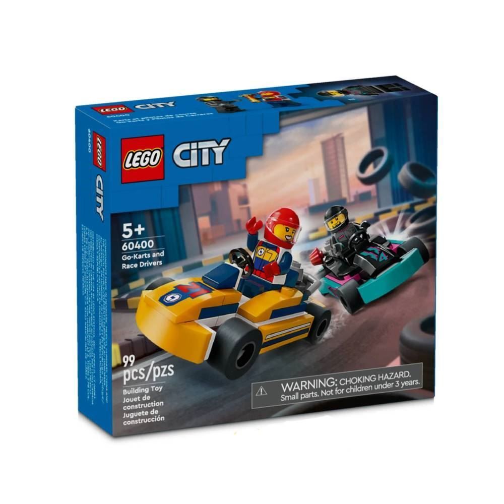 Lego City Karts e Pilotos de Corrida 99 Peças - 60400