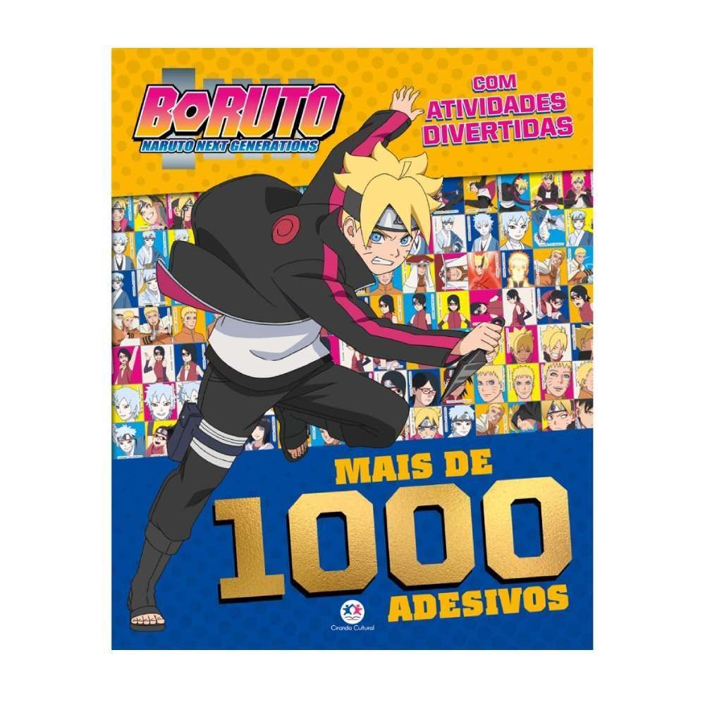 Livro Boruto Mais de 1000 Adesivos Naruto Next Generations Ciranda