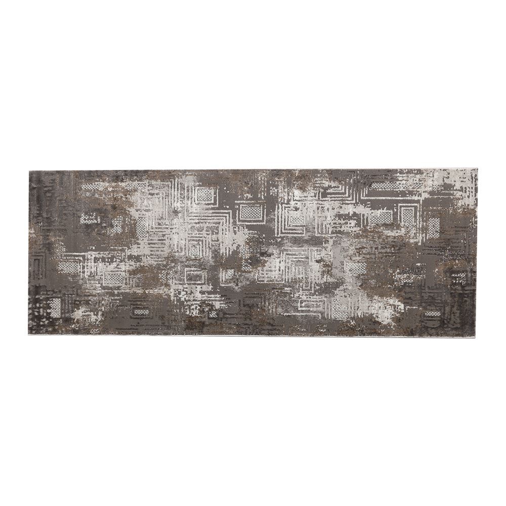 Tapete Passadeira Toscana 67Cm X 1,80M Havan Casa - Cinza Bege