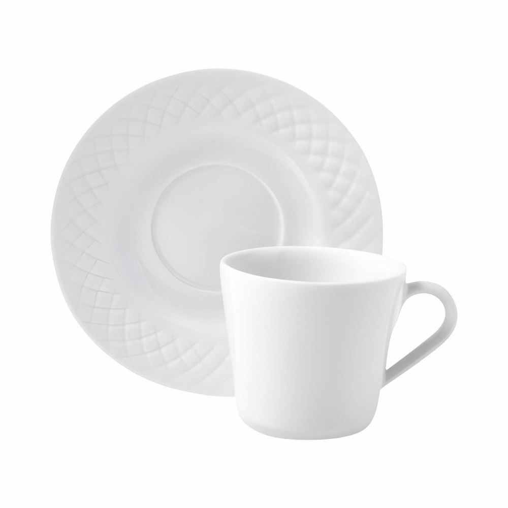 Ingrid Ramon Xícara de Chá com Pires Ingrid Tramontina 185Ml - Porcelana