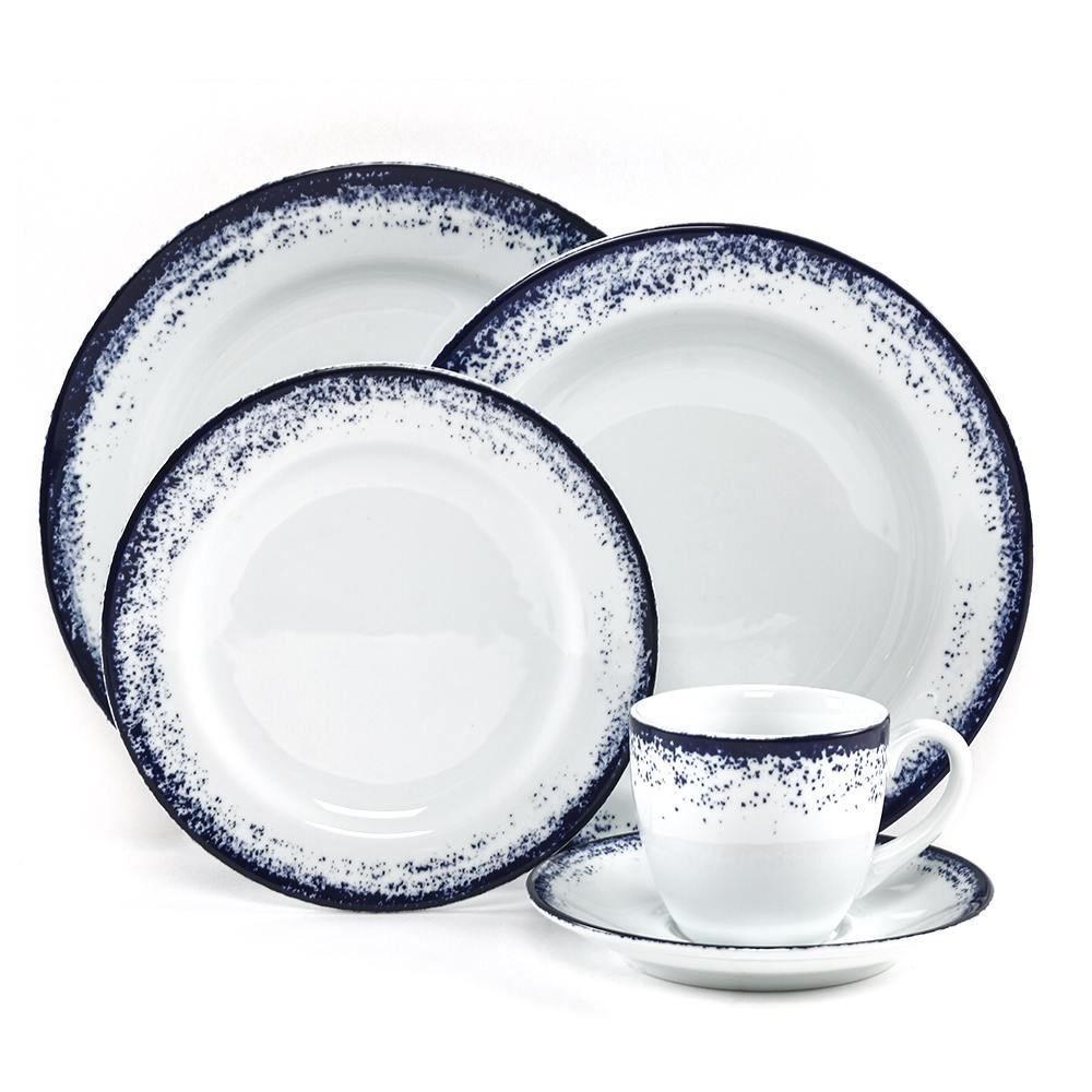 Jogo De Jantar Schmidt 30 Peças - Porcelana Decorada Kate