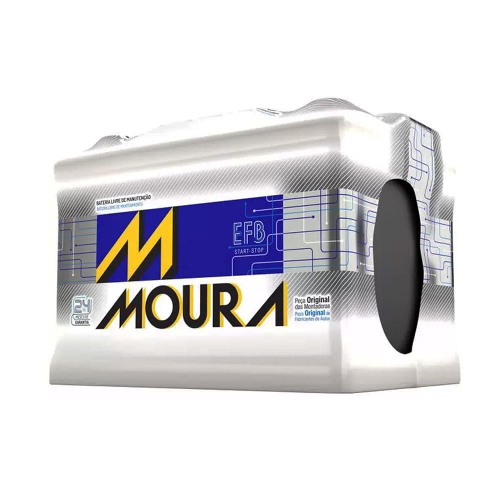 Bateria Moura EFB 50Ah MF50ED Para Carro com Start-Stop - Loja GRU Baterias