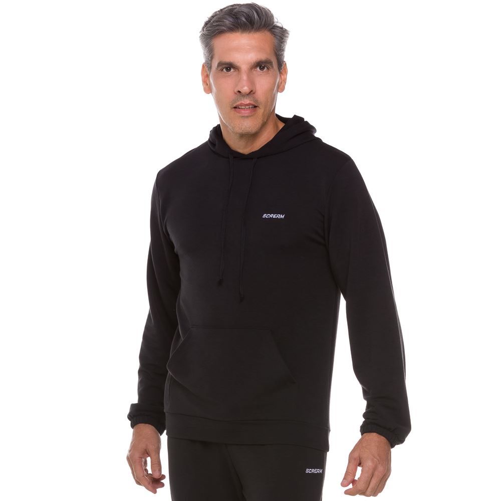 glacier full zip moletom com capuz