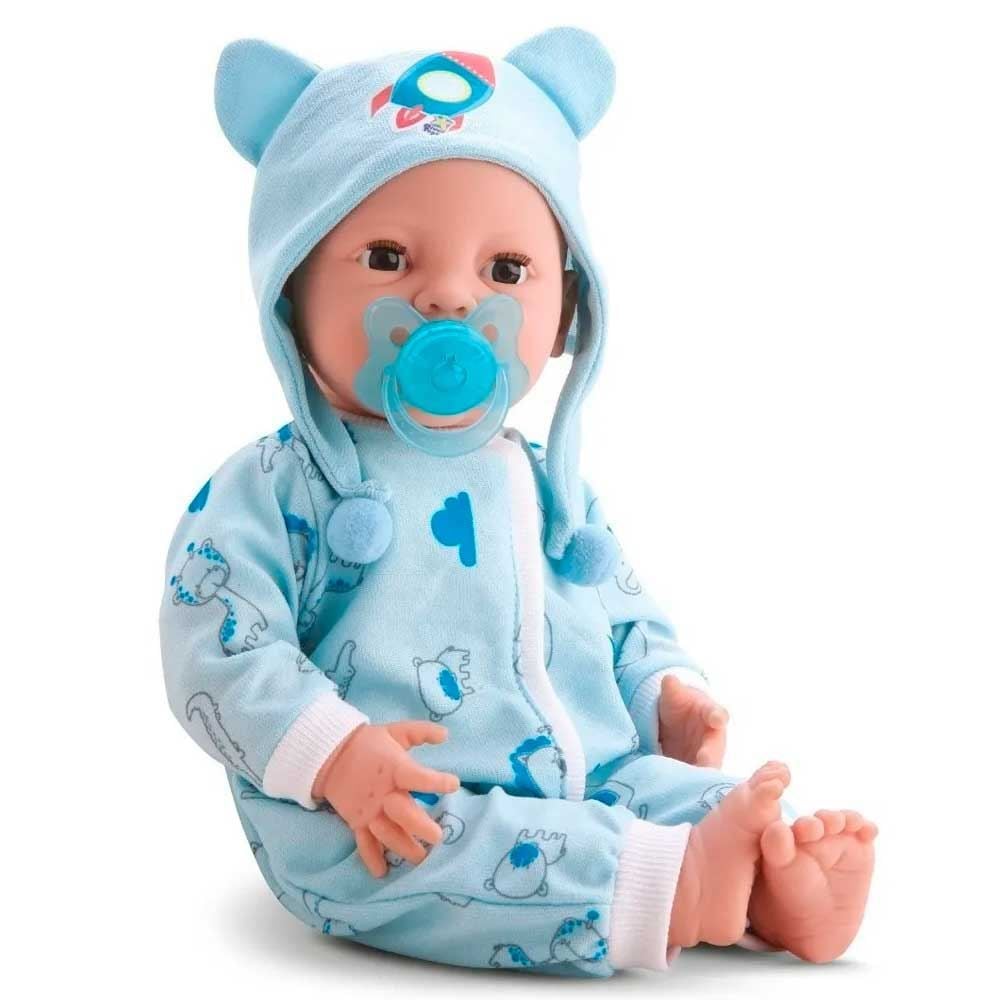 Roupinha Roupa para Boneca Bebê com Touca Brinquedo Criança