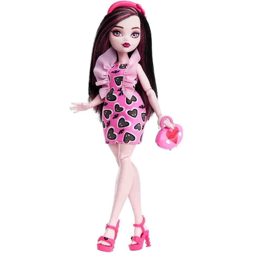 Boneca de Papel com vestidos Monster High - Draculaura - Brinquedos de Papel