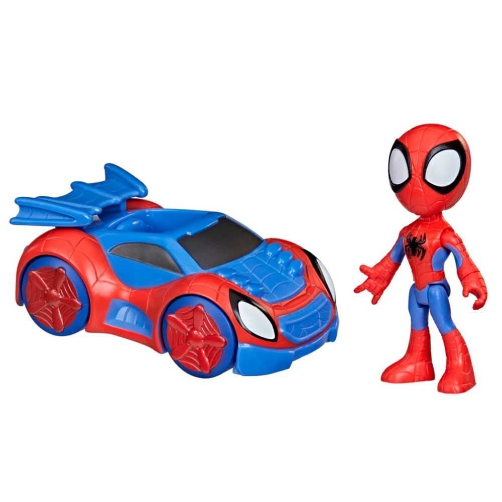 Figura E Carro Aranha Spidey Amazing Friends Hasbro - F1940