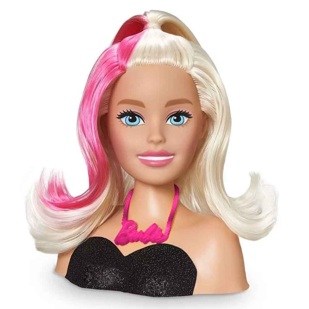 Boneca Barbie Busto Pentear Maquiar Maquiagem Mattel