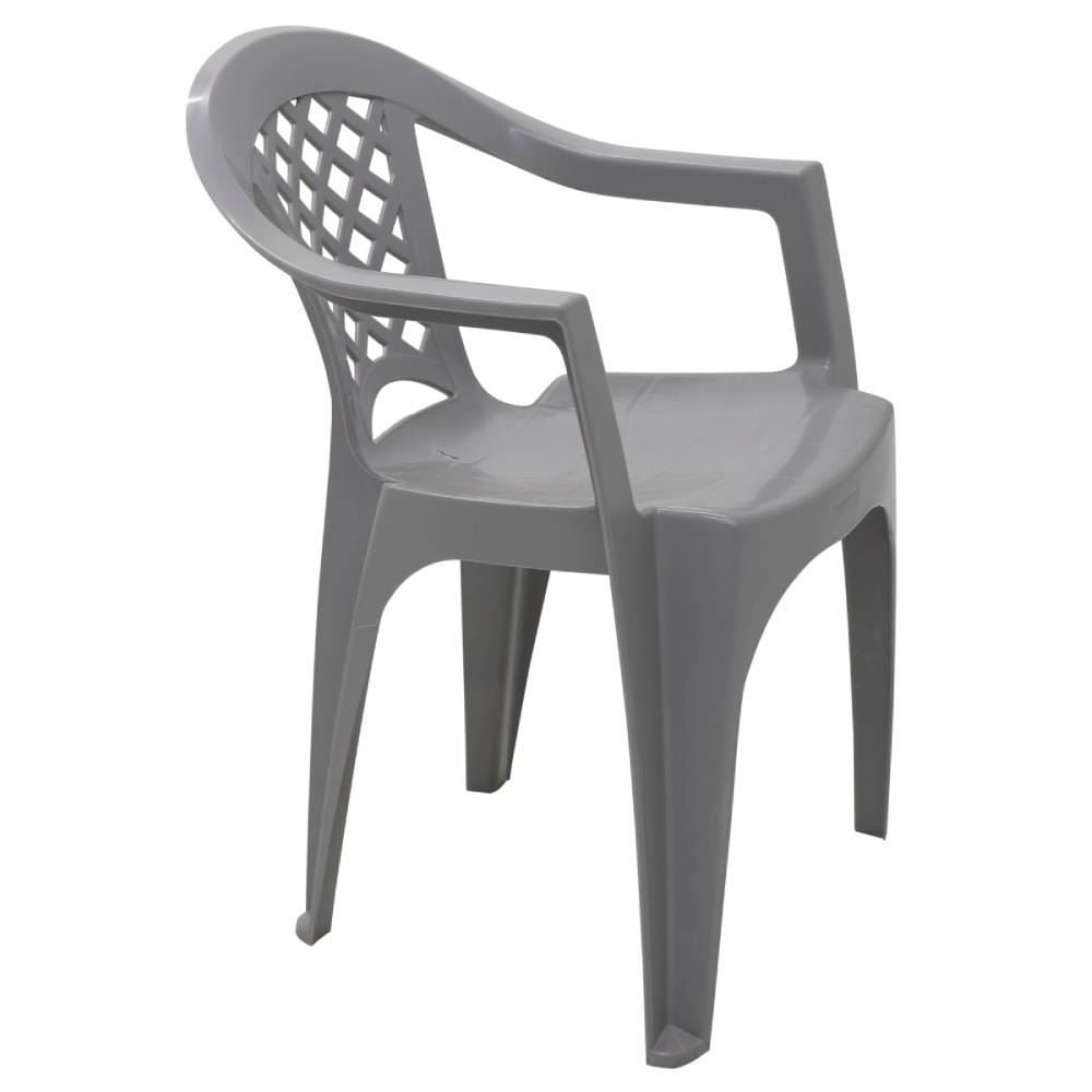 Cadeira De Plástico Tramontina Iguape Até 154Kg 92221/210 - Cinza