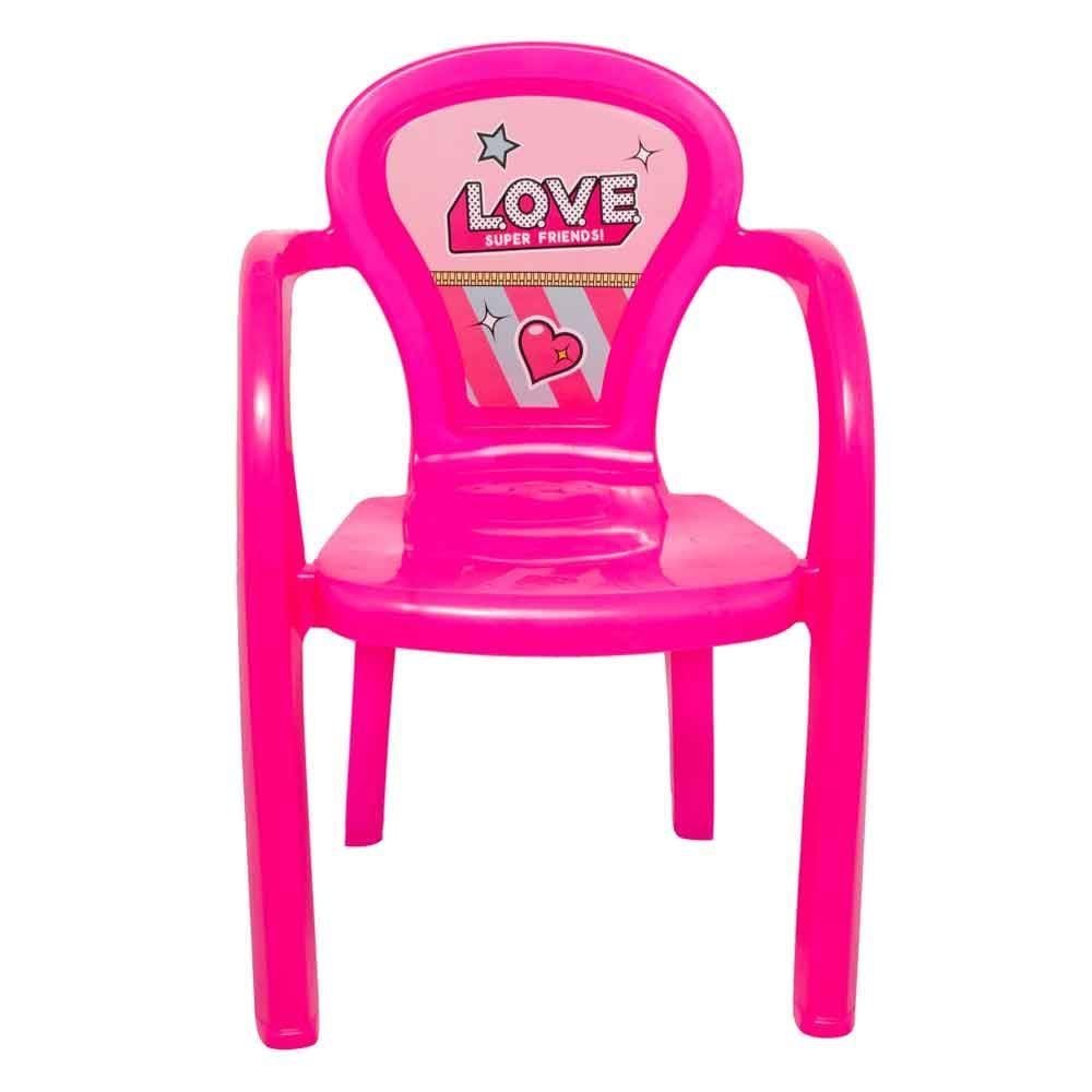 Cadeira Infantil Decor Love Usual Plastic 471