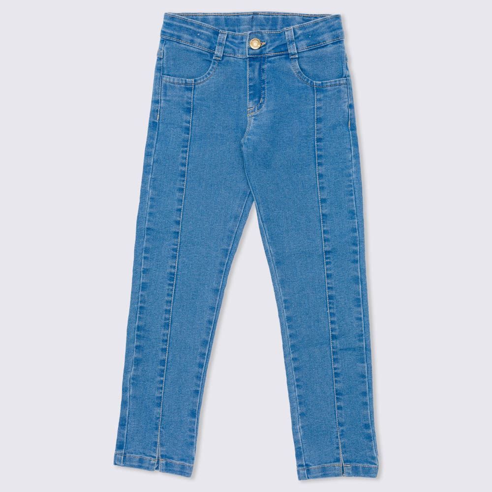 Calça 4 a 10 anos Jeans Skinny Fendas Marmelada Jeans