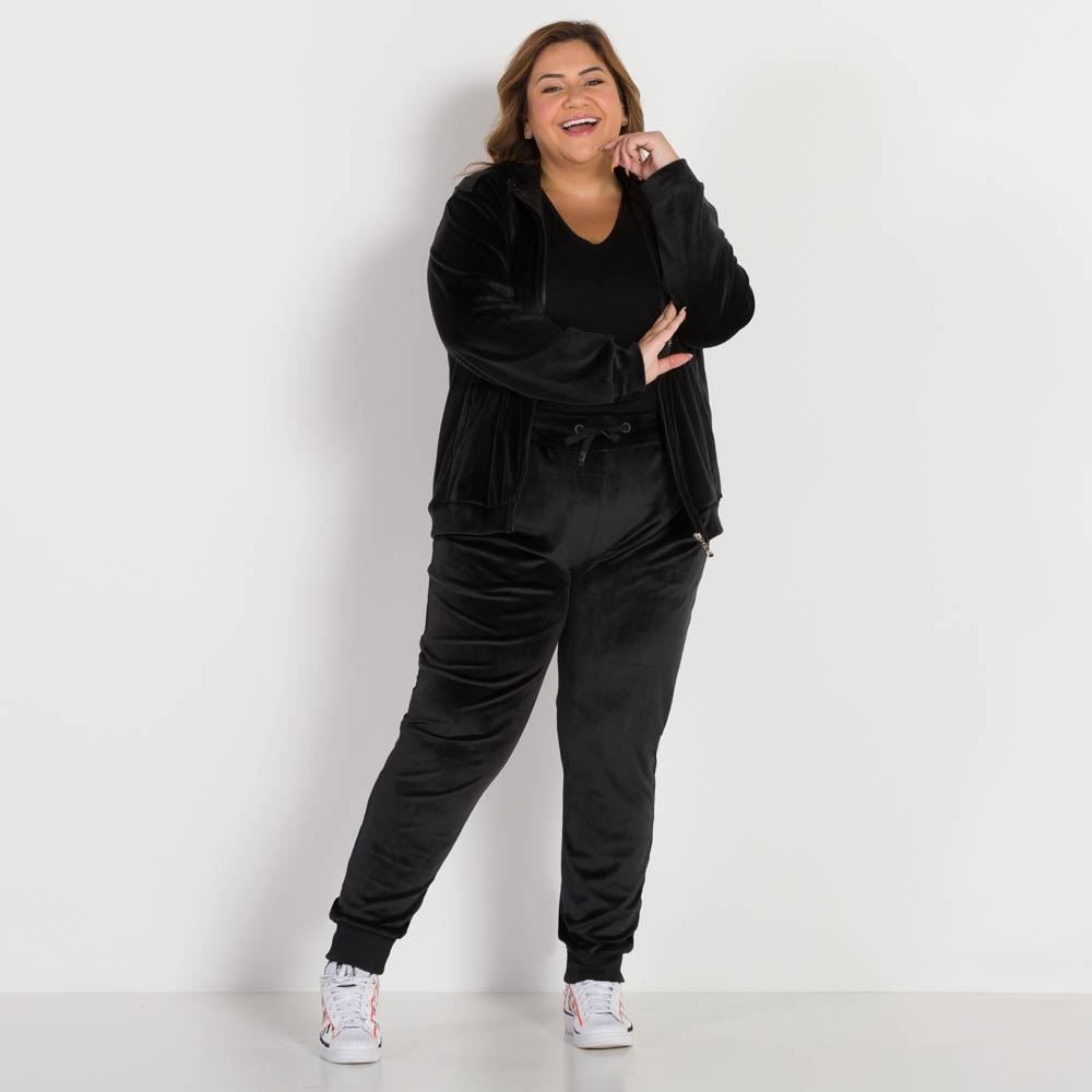 Calça plush 2025 plus size