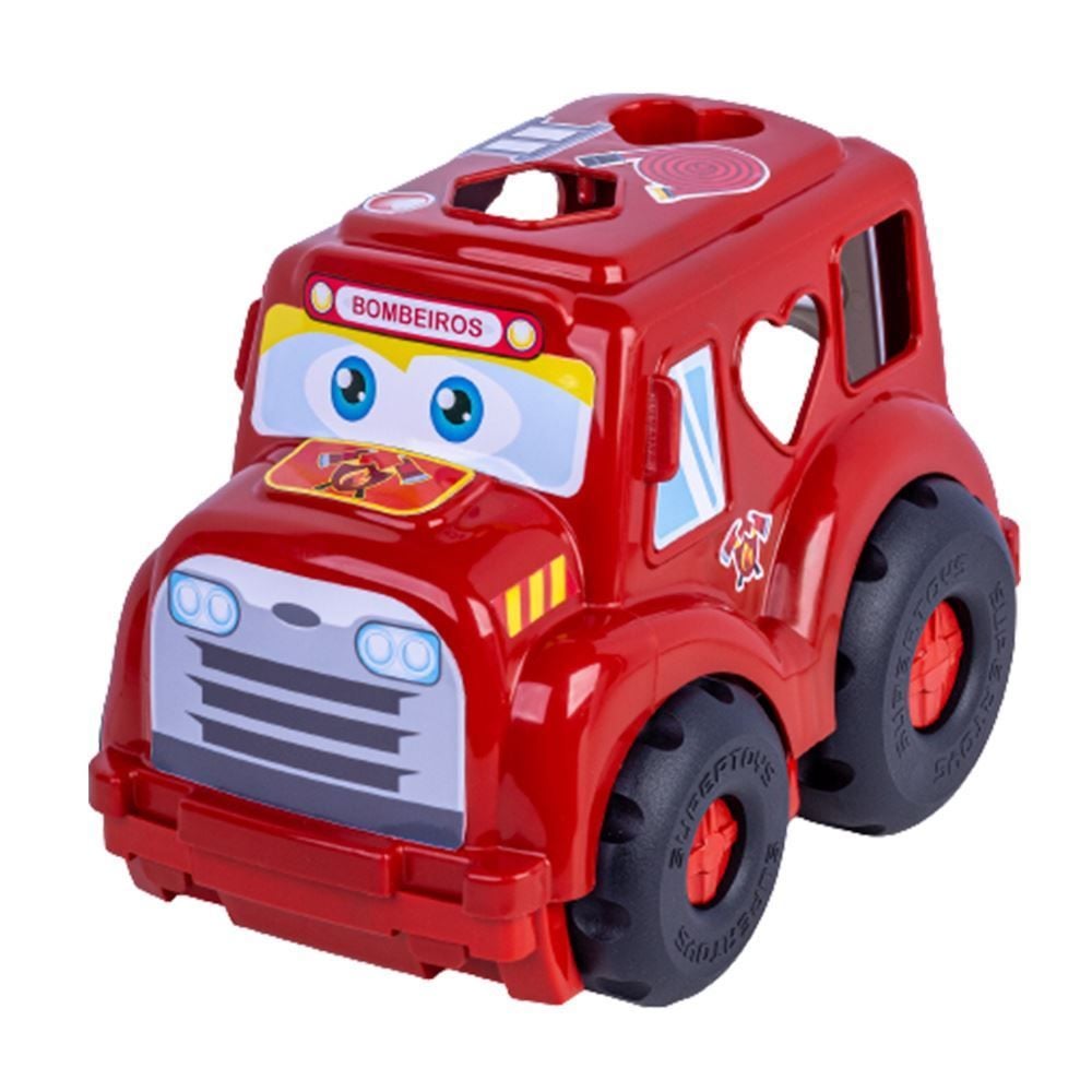 Baixe Caminhão de Brinquedo Colorido para Crianças com Design Rosa