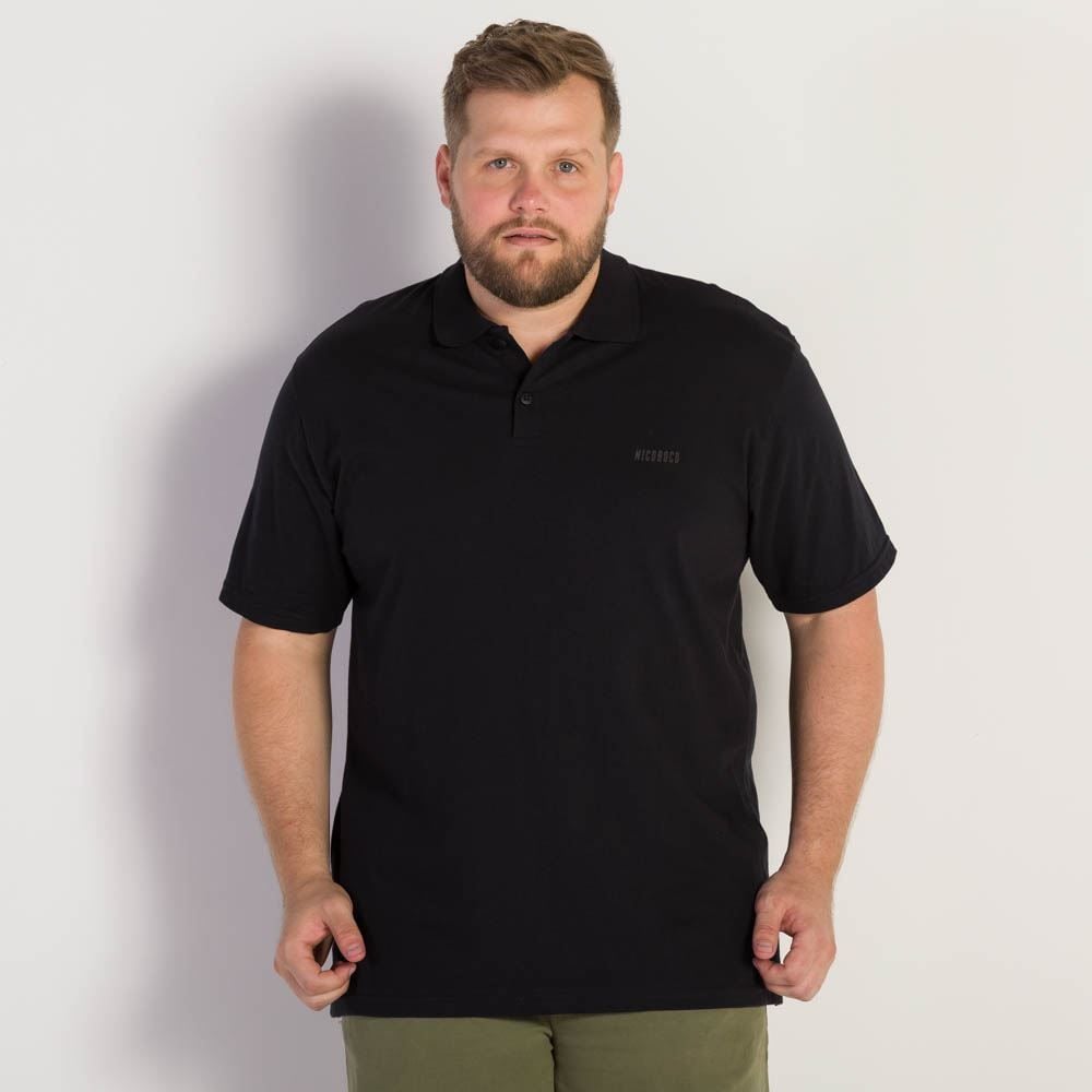 Camisa gola polo masculina plus size sales