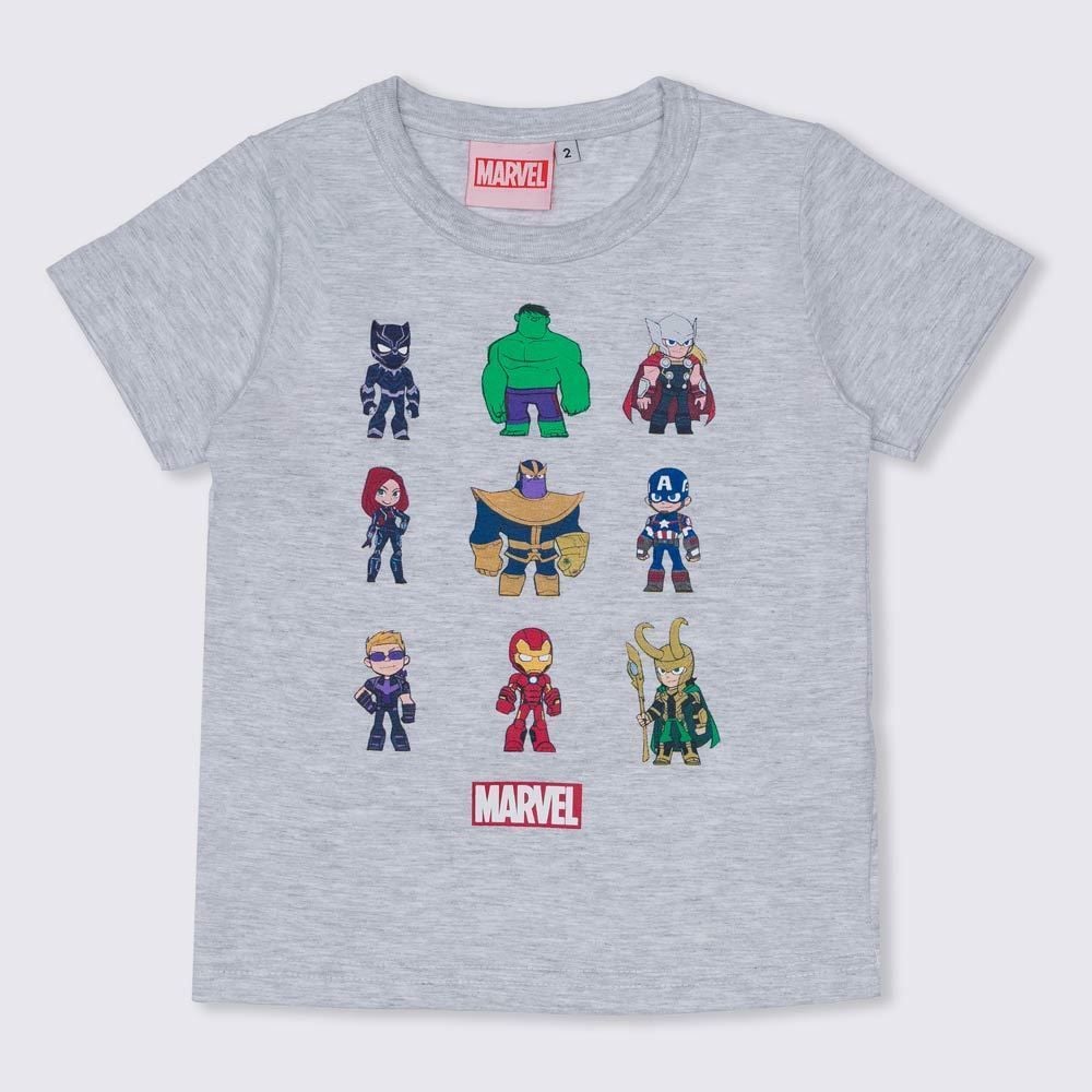 Camisa super herois shop infantil