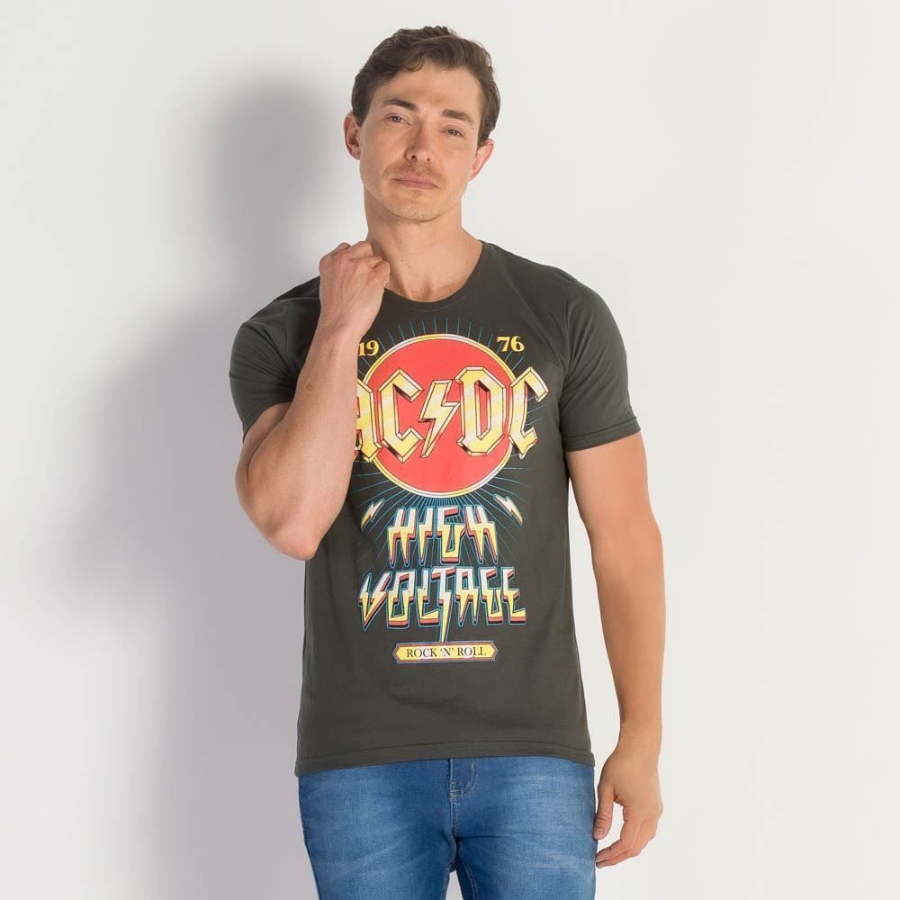 Camiseta ac dc high voltage store