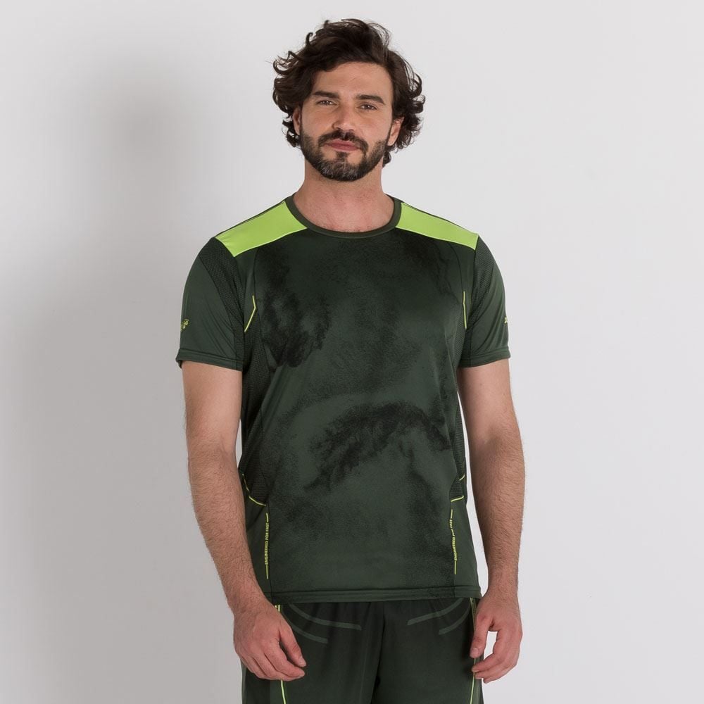 Camiseta Dry Fit Pro Training Local Sports Verde Militar