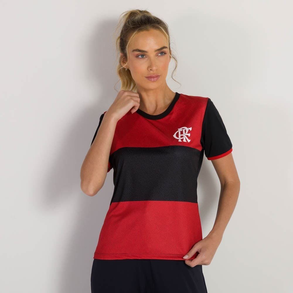 Camisa Flamengo Whip Preta Braziline Infantil - Preto