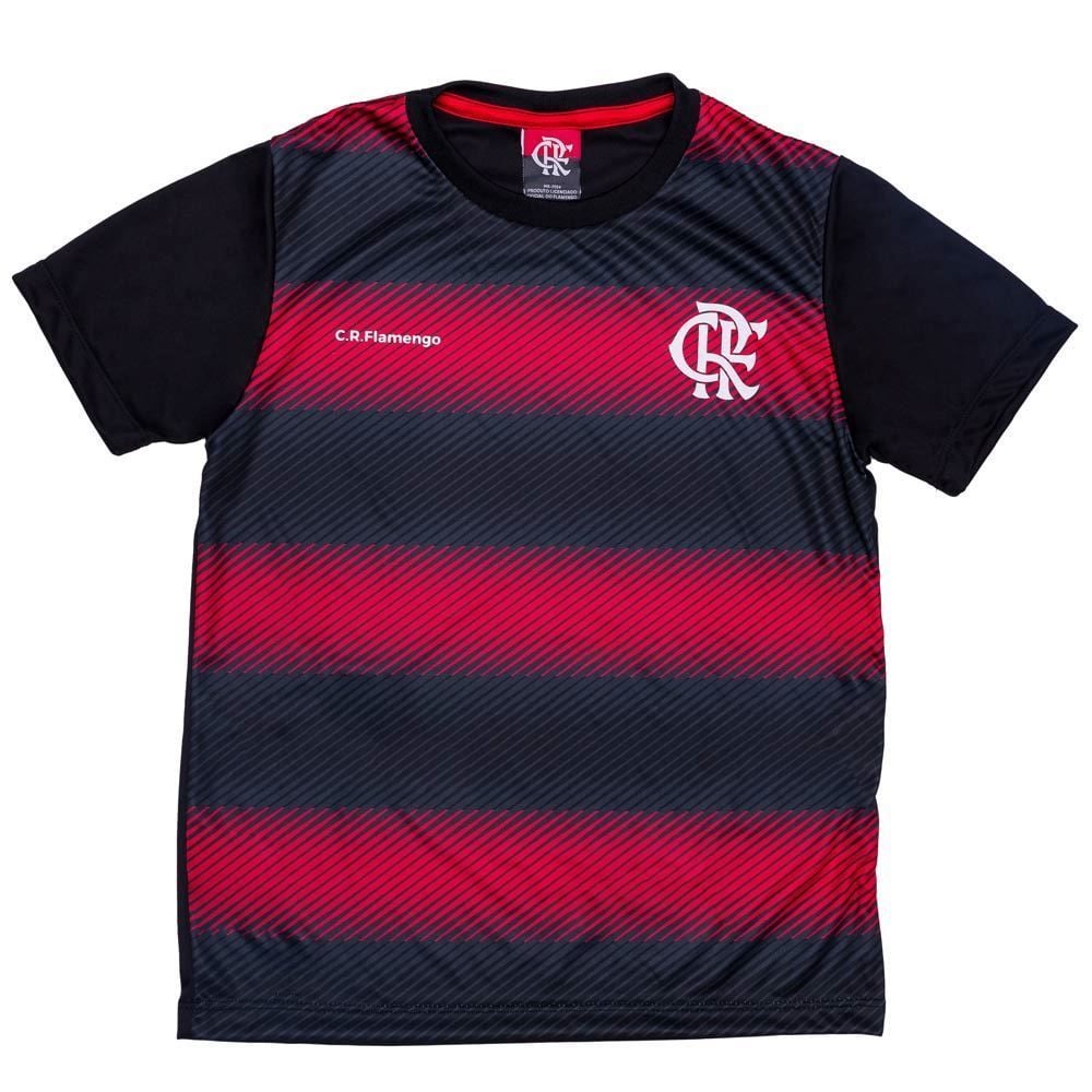 camisa do flamengo preta infantil