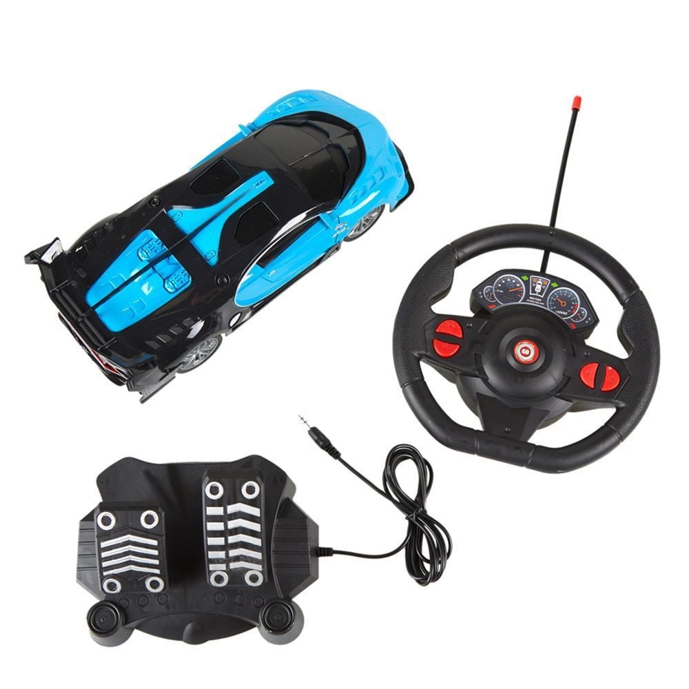 Carrinho Controle Remoto Racing Spark Azul E Preto Multikids - BR1339