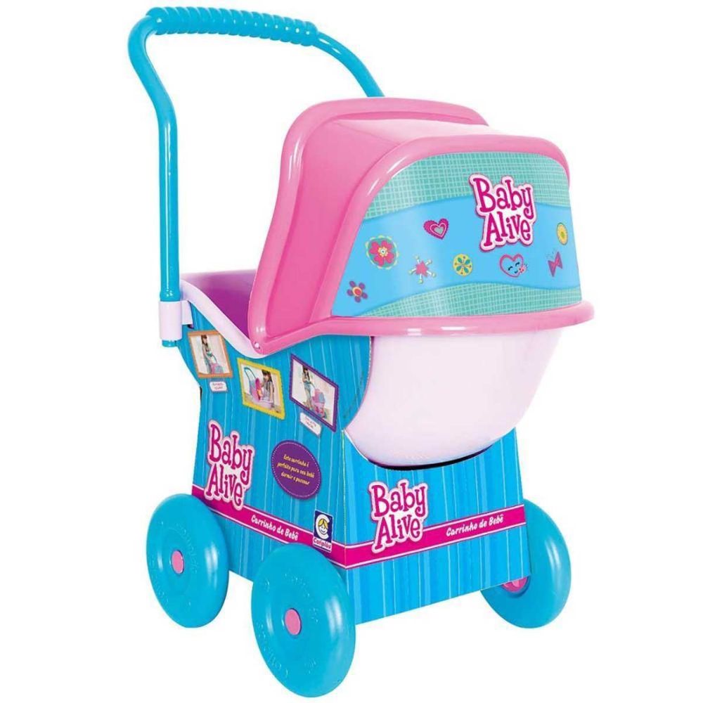 Carrinho De Bebe Rosa E Azul Para Boneca Baby Alive Cotiplas Diversos Carrinho De Bebe Rosa E Azul Para Boneca Baby Alive Cotiplas Diversos