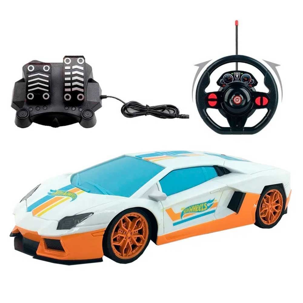 Carrinho De Controle Remoto Turbo Tiger Hot Wheels Candide - 4546