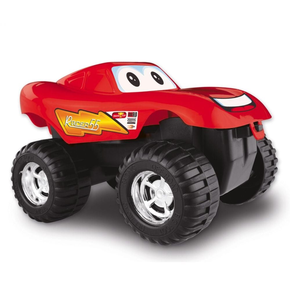 Carrinho Monster Infantil Race Dismat - Vermelho