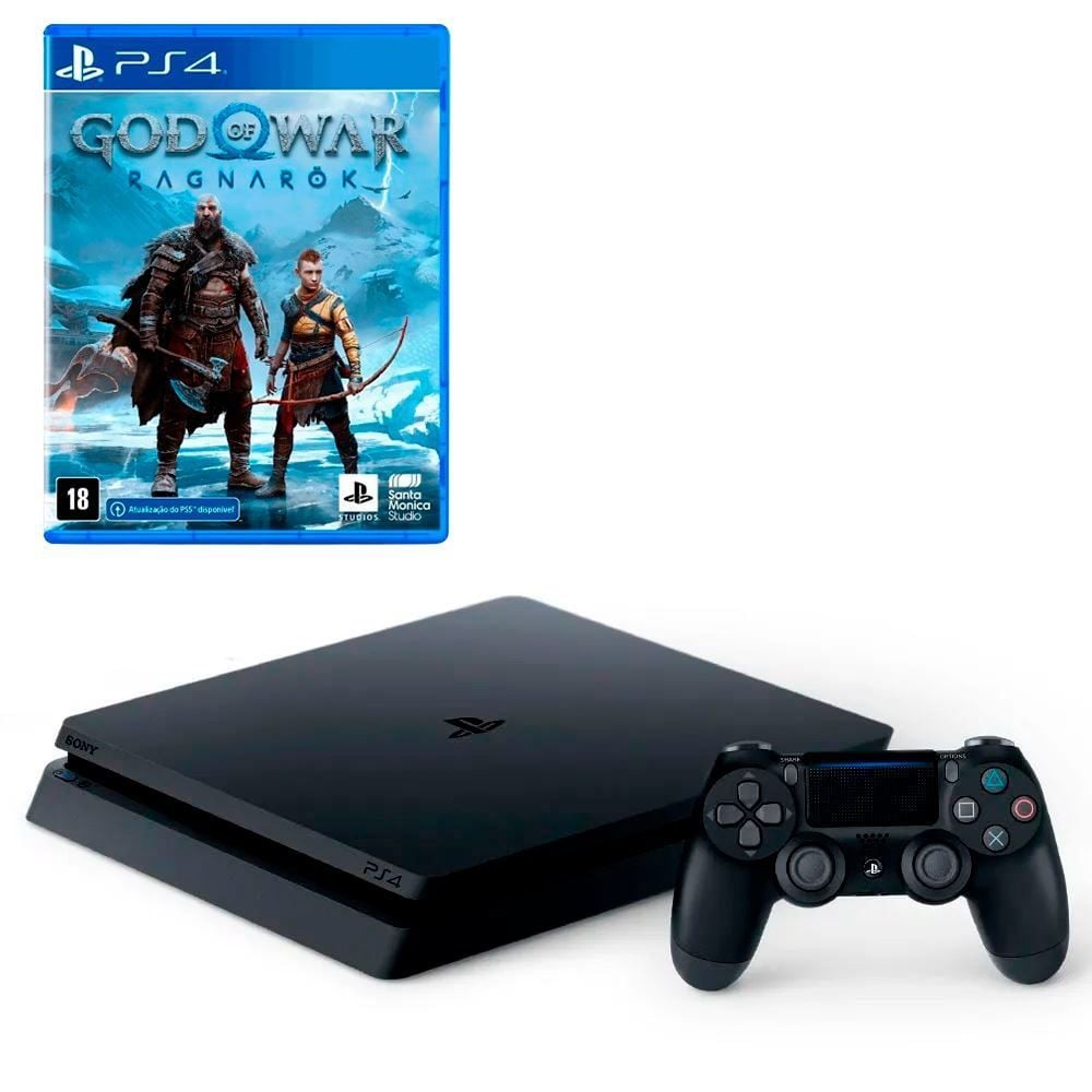 Console Playstation 4 1tb + Jogo God Of War Ragnarok