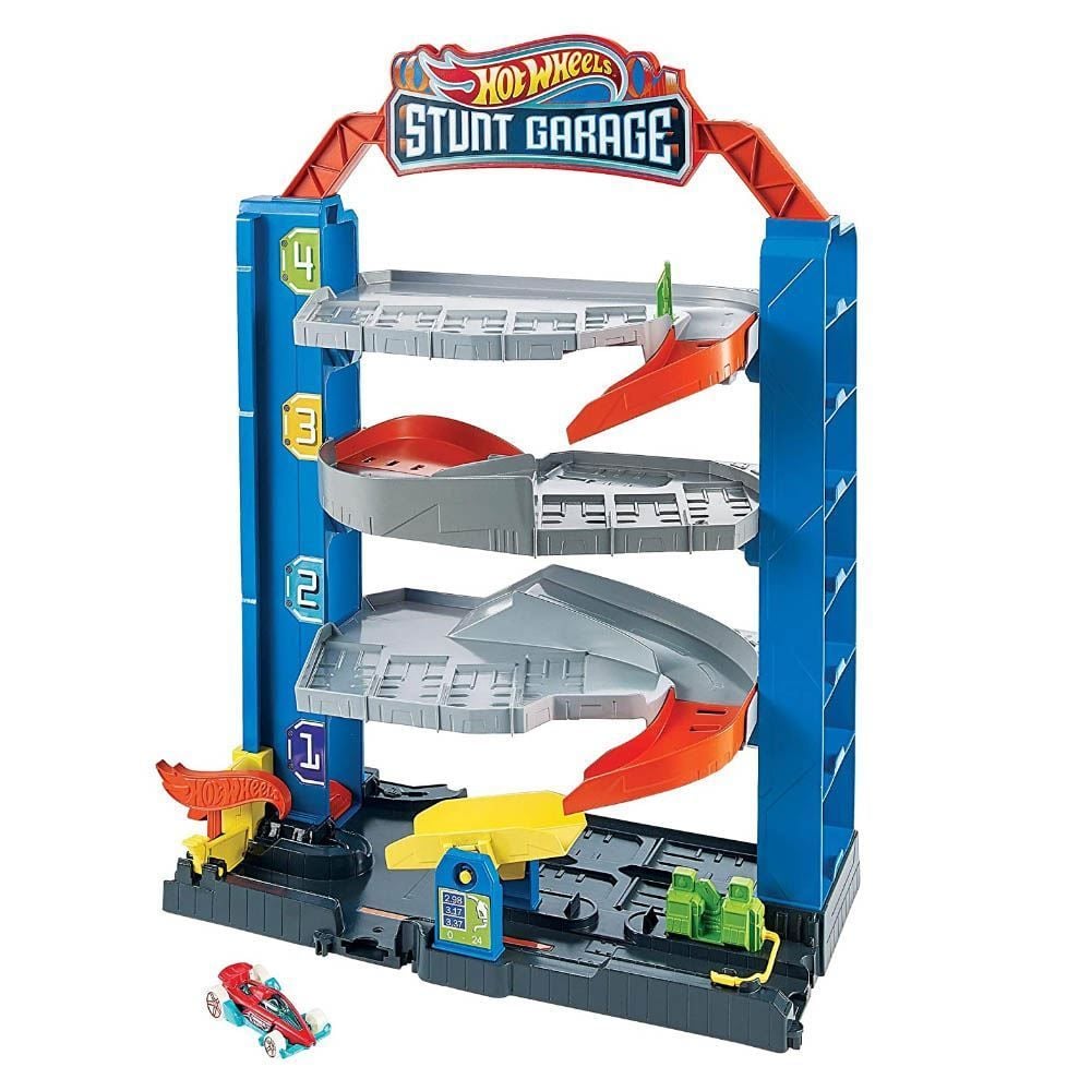 Hot Wheels Pista City Stunt Garage Mattel - GNL70