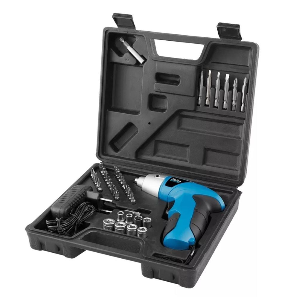 Kit Parafusadeira Philco Force 4,8V PPF01MF com Maleta - Bivolt é boa?