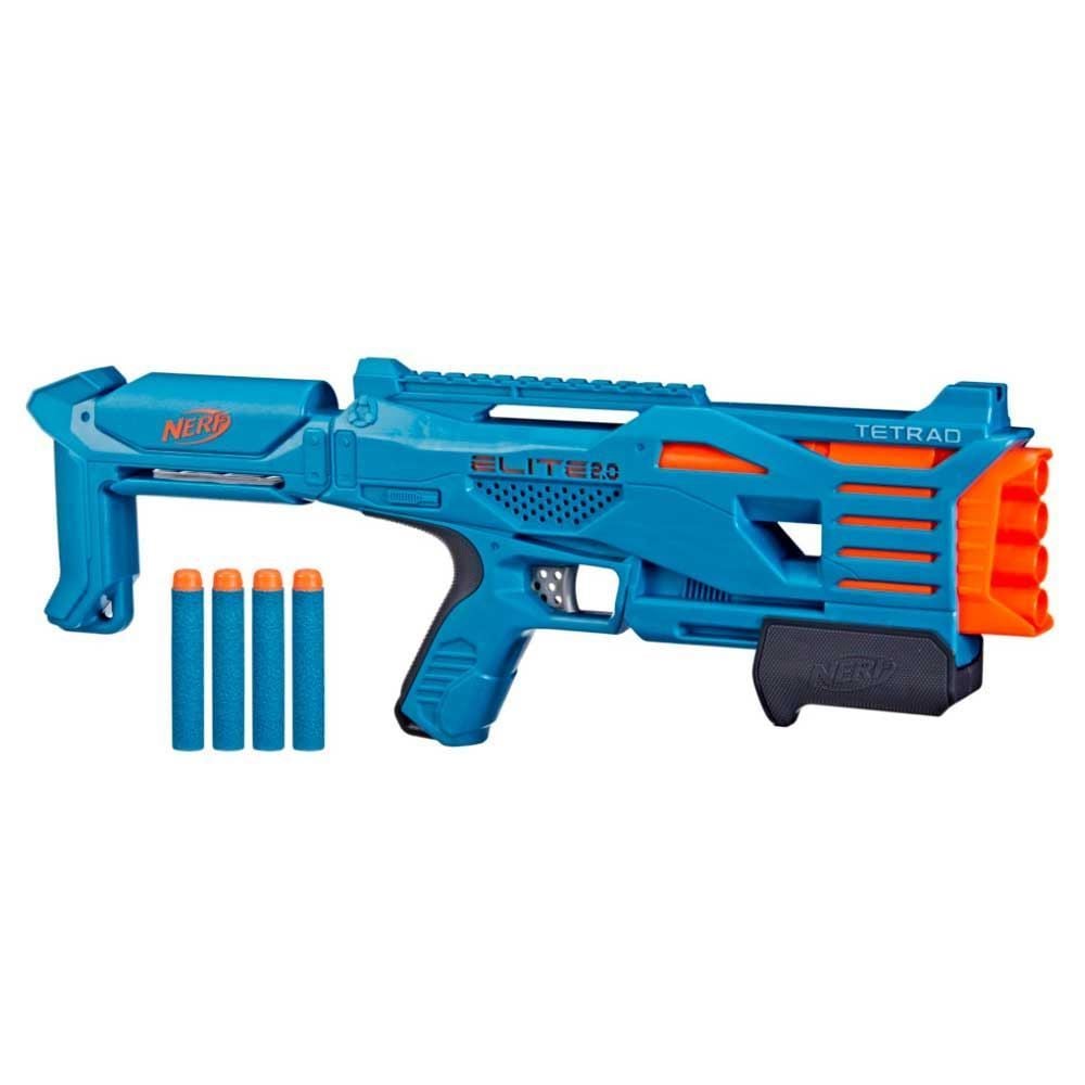 Lançador De Dardos Nerf Elite 2.0 Tetrad Qs4 Hasbro - F5026