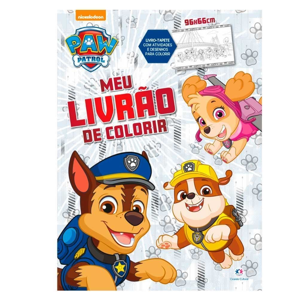 Livro Para Colorir 101 Primeiros Desenhos Patrulha Canina - Ciranda  Cultural - lojasmel
