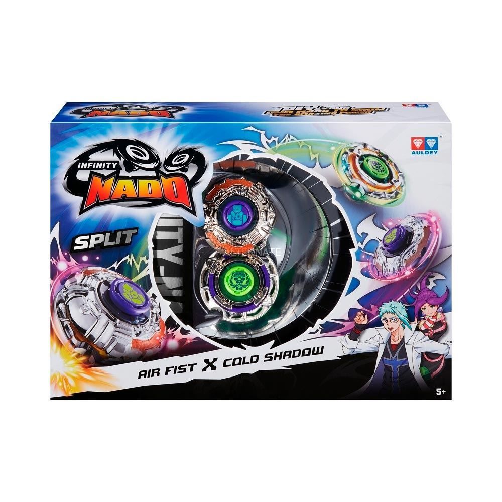 Beyblade C/ Lançador Peão Batalha Infinity Nado Pião Rápido