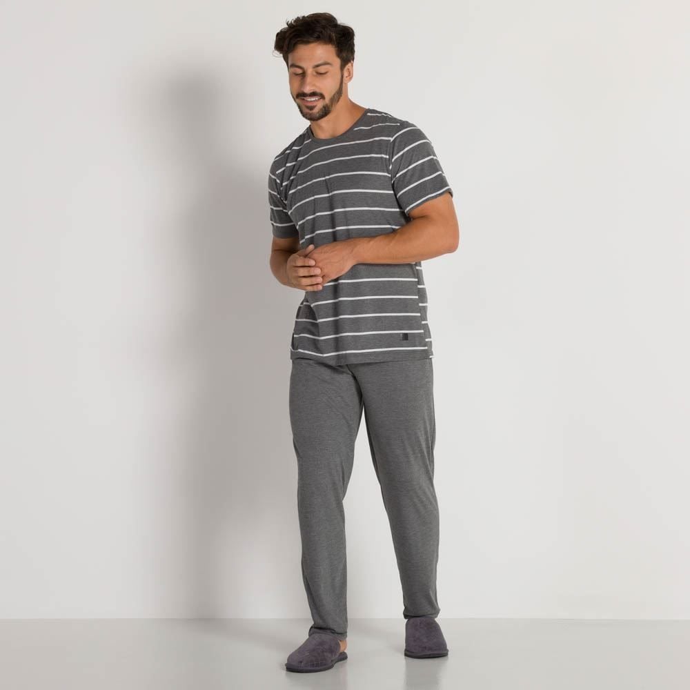 Pijama Masculino Listrado Marc Alain Listra Menor preço em Pijama Masculino Listrado Marc Alain Listra