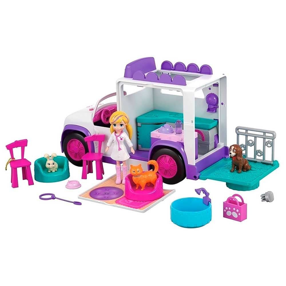 Polly Pocket Hospital Dos Bichinhos Mattel - GFR04