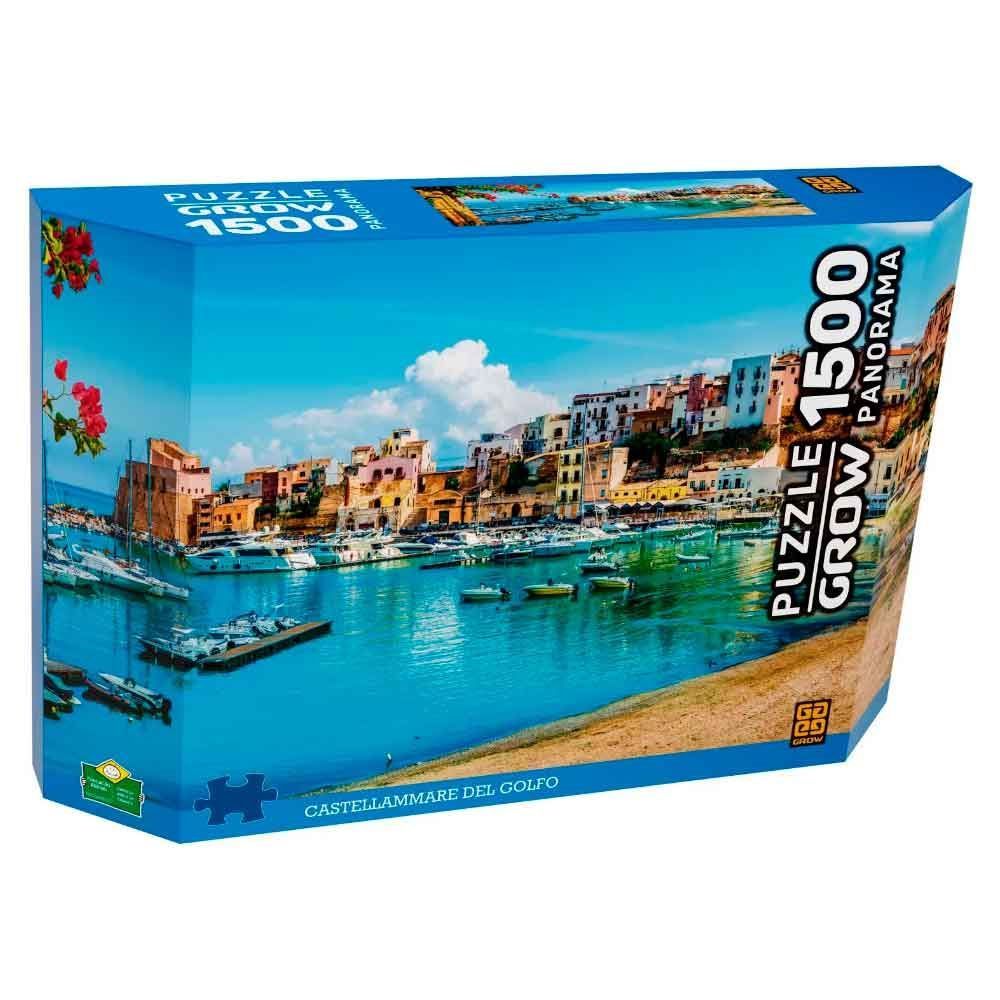 Quebra-cabeça 1500 Peças Puzzle 1500 - Panorama Castellammare del Golfo  Grow - Quebra Cabeça - Magazine Luiza