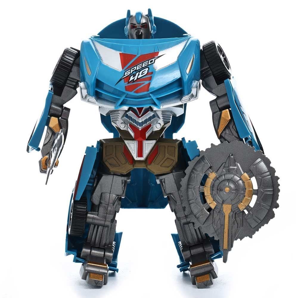 Transformador Azul-alaranjado Robô Forte Do Metal Guerreiro Do