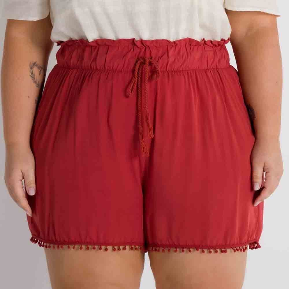Short larguinho plus size shop