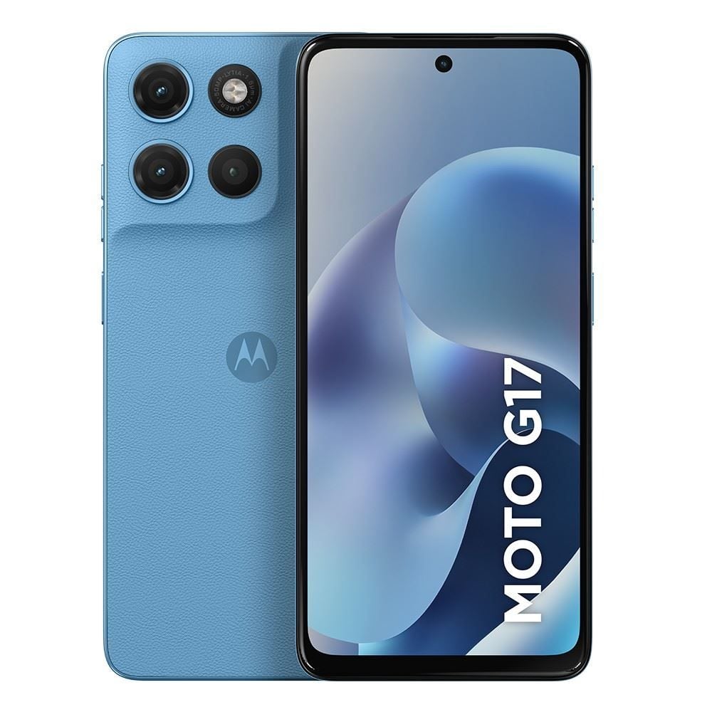 Motorola スマートフォン Celular Smartphone Motorola Moto G17 4G 256Gb 4Gb - Azul