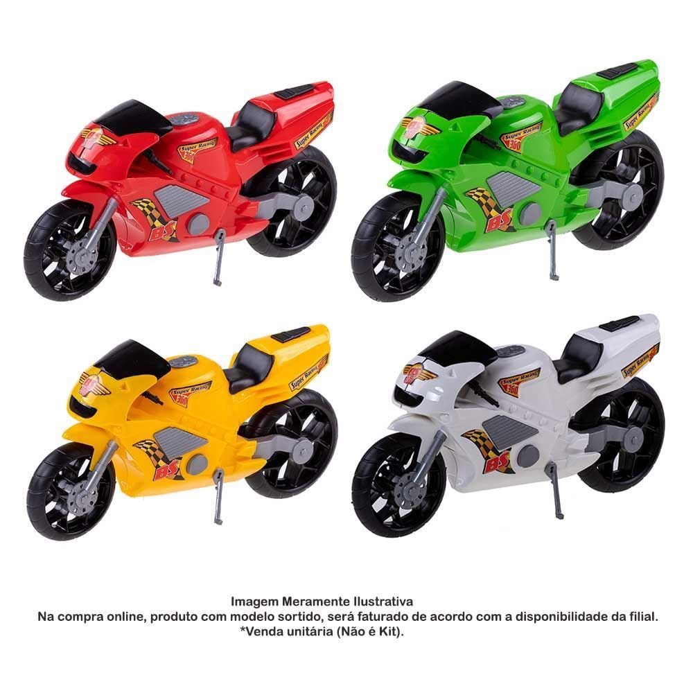 Super Moto Sport 360 Amarela - Bs Toys - nivalmix