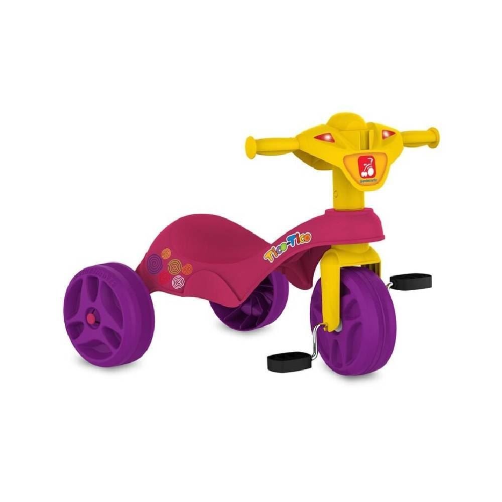 Triciclo Motoca Velotrol Tico Tico Infantil Rosa Omotcha - Chic Outlet -  Economize com estilo!