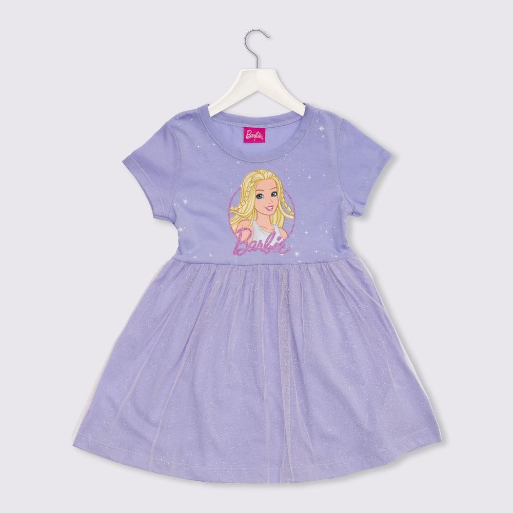 Vestido Barbie Infantil com armação em Tule